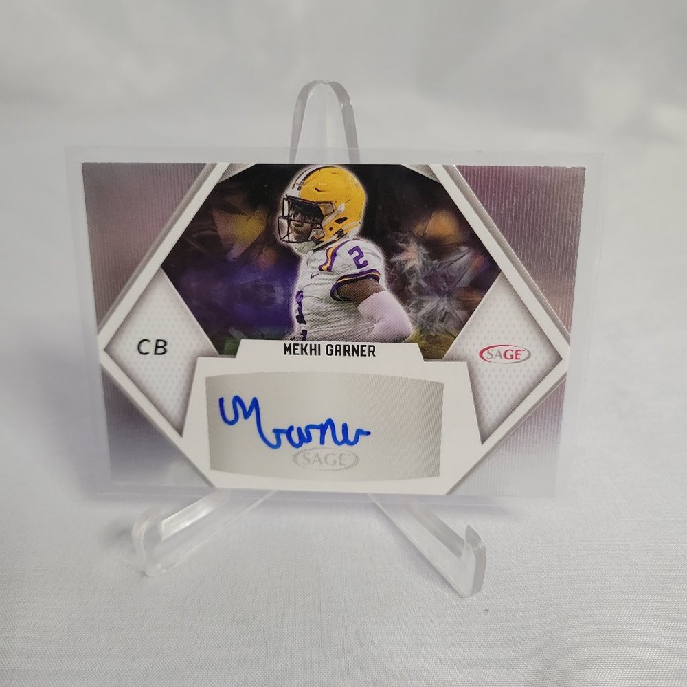 Mekhi Garner 2023 Sage Silver Autograph Signature Card #A-MG
